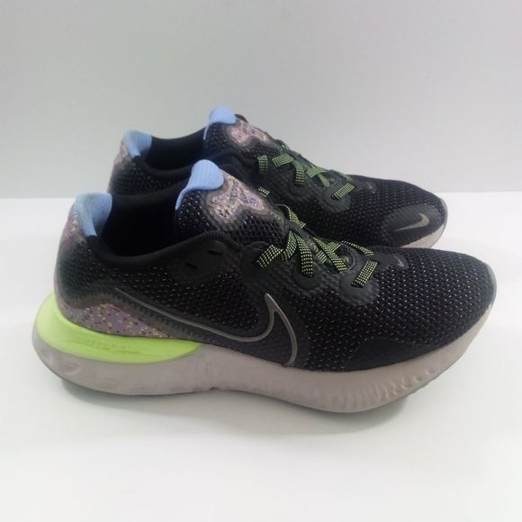 Nike Shoes - Nike Renew Run Special Edition Women 8 Black Green Shoes CT3515-001